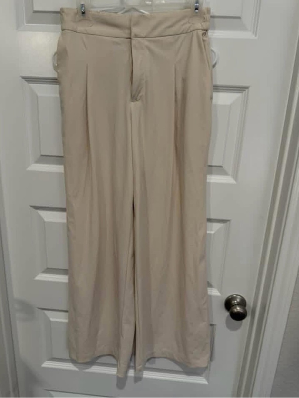 Athleta Beige/Bone Pinnacle Wide Leg Pant